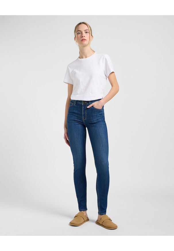 Lee - DAMSKIE SPODNIE LEE SCARLETT HIGH IVY WASH 112363819
