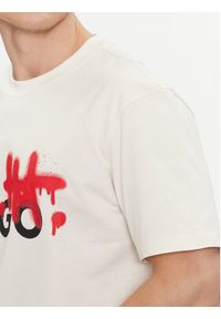 Hugo T-Shirt Dinricko 50508513 Biały Relaxed Fit. Kolor: biały. Materiał: bawełna