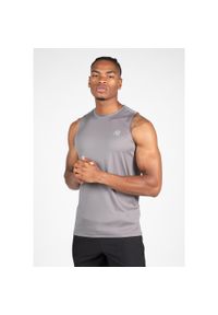 GORILLA WEAR - Easton Top bez rękawów - Szary. Kolor: szary. Długość rękawa: bez rękawów