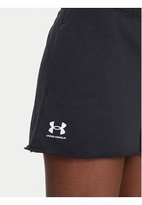 Under Armour Szorty sportowe Rival 1389657 Czarny Regular Fit. Kolor: czarny. Materiał: bawełna #4