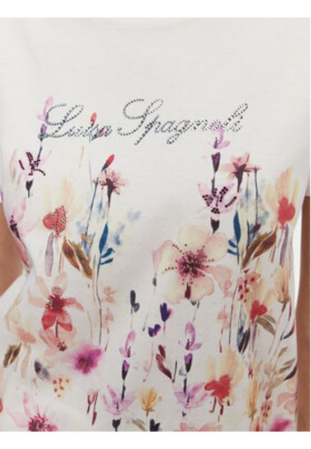 Luisa Spagnoli T-Shirt Boemi 542083 Biały Regular Fit. Kolor: biały. Materiał: bawełna