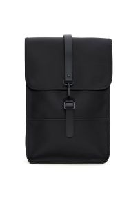 Plecak Rains Backpack Mini W3 13020-01 - czarny. Kolor: czarny. Materiał: materiał, poliester. Styl: elegancki