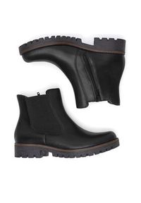 Rieker Botki 78570-00 Czarny. Kolor: czarny. Materiał: skóra #5