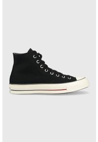 Converse trampki Chuck 70 HI męskie kolor czarny A02758C. Zapięcie: sznurówki. Kolor: czarny. Materiał: guma #1