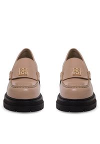 Badura Loafersy PAOLA-112890 Beżowy. Kolor: beżowy. Materiał: skóra, lakier