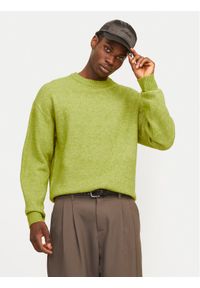 Jack & Jones - Jack&Jones Sweter Rollie 12215468 Zielony Relaxed Fit. Kolor: zielony. Materiał: syntetyk