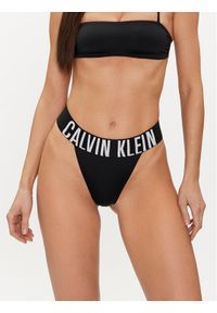 Calvin Klein Underwear Stringi 000QF7638E Czarny. Kolor: czarny. Materiał: syntetyk #1