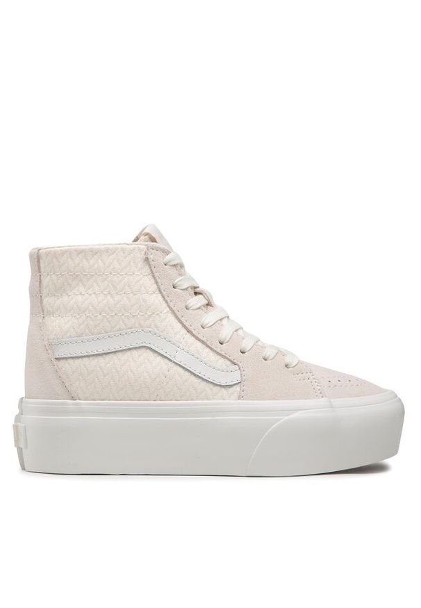 Sneakersy Vans. Kolor: beżowy. Model: Vans SK8