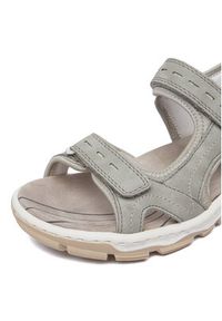 Rieker Sandały CEO-68866-40 Szary. Kolor: szary. Materiał: skóra #5