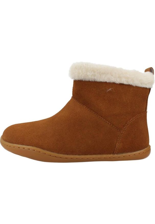 Camper - Buty CAMPER PEU CAMI KIDS Brązowy. Kolor: brązowy. Materiał: tkanina, skóra. Styl: sportowy. Sport: turystyka piesza