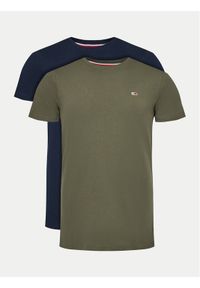 Tommy Jeans Komplet 2 t-shirtów DM0DM15381 Kolorowy Regular Fit. Materiał: bawełna. Wzór: kolorowy