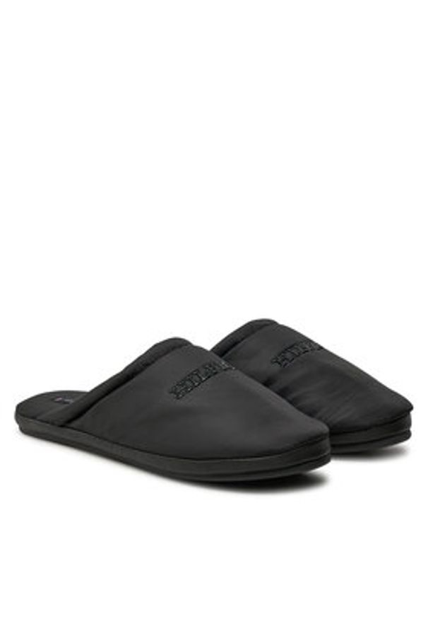 TOMMY HILFIGER - Tommy Hilfiger Kapcie Homeslipper FM0FM05225 Czarny. Kolor: czarny. Materiał: materiał