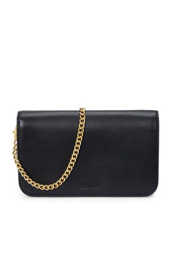 Lauren Ralph Lauren - LAUREN RALPH LAUREN Torebka 432962115002 Czarny. Kolor: czarny. Materiał: skórzane