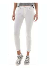 Lee - LEE SCARLETT CROPPED DAMSKIE SPODNIE JEANSOWE OFF WHITE L30CKWEW