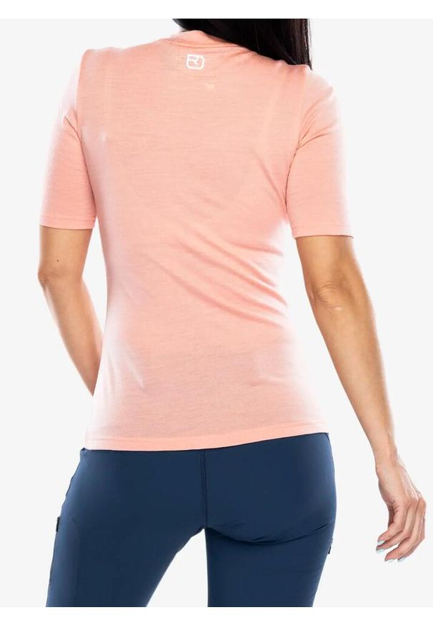 ORTOVOX - Koszulka merino damska Ortovox 185 Merino Mountain Hug TS. Kolor: różowy