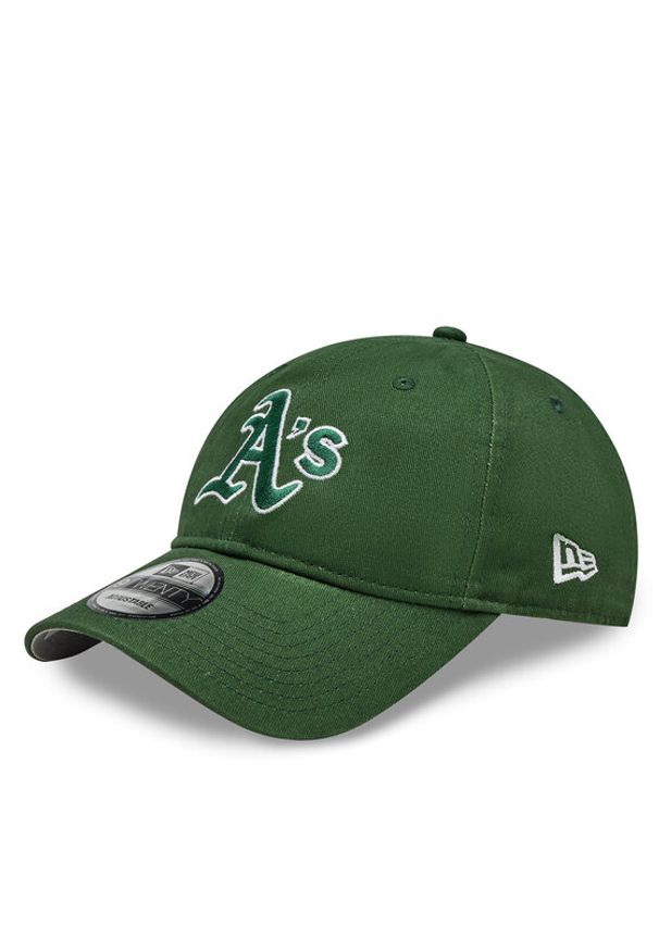 New Era Czapka z daszkiem Team Script 920 Athletics 60364224 Khaki. Kolor: brązowy. Materiał: bawełna, materiał