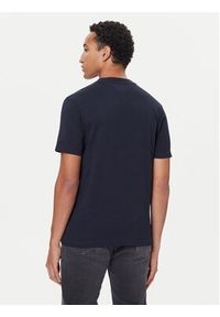 TOMMY HILFIGER - Tommy Hilfiger T-Shirt Linear Flag MW0MW41338 Granatowy Regular Fit. Kolor: niebieski. Materiał: bawełna #4