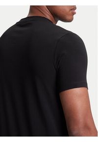 Karl Lagerfeld - KARL LAGERFELD T-Shirt 755087 553235 Czarny Regular Fit. Typ kołnierza: dekolt w karo. Kolor: czarny. Materiał: bawełna #4
