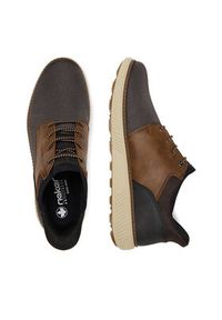 Rieker Sneakersy B3357-25 Brązowy. Kolor: brązowy. Materiał: materiał