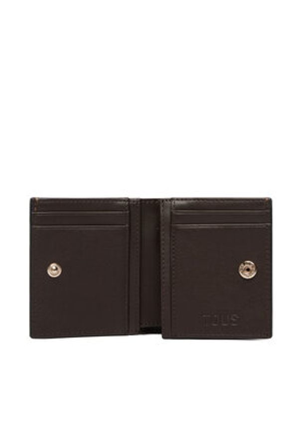 Tous - TOUS Portfel 2002379643 Brązowy. Kolor: brązowy. Materiał: skóra