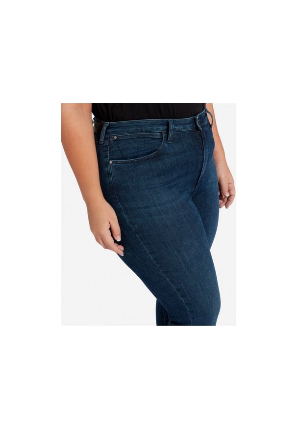 Wrangler - SPODNIE DAMSKIE WRANGLER SKINNY PLUS STRETCH DARK W24KWX053 112127966