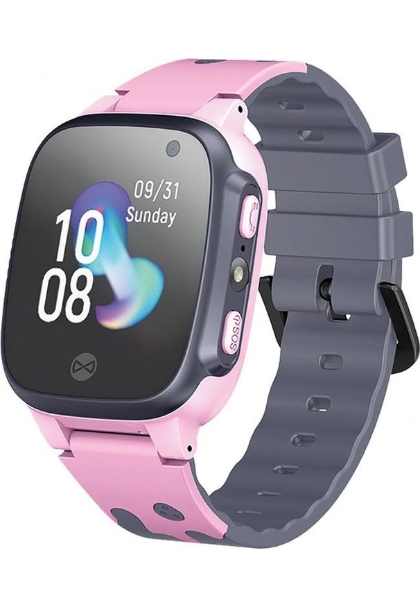 FOREVER - Smartwatch Forever Call Me 2 KW-60 Szaro-różowy (GFORKOMKIDSKW60R). Rodzaj zegarka: smartwatch. Kolor: różowy, szary, wielokolorowy