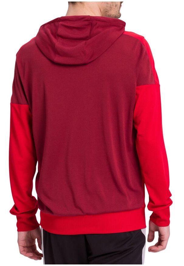 ERIMA - Hoodie Erima Squad. Typ kołnierza: kaptur. Kolor: czerwony. Materiał: dresówka. Styl: sportowy
