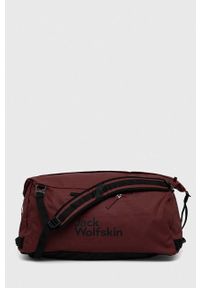 Jack Wolfskin torba kolor bordowy. Kolor: czerwony. Materiał: materiał