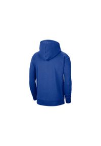 Nike - Bluza męska nike nba golden state warriors fleece essential hoodie rush blue. Kolor: niebieski. Sport: bieganie