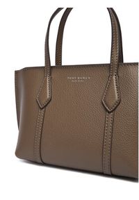 Tory Burch Torebka Perry Mini Tote 175548 Brązowy. Kolor: brązowy. Materiał: skórzane