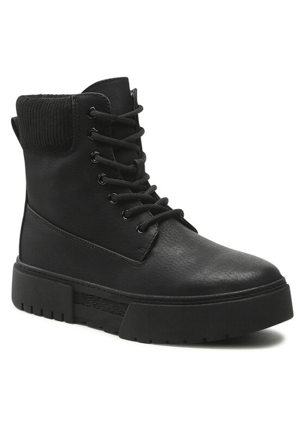 Jenny Fairy Trzewiki WS5895-03 Czarny. Kolor: czarny. Materiał: skóra