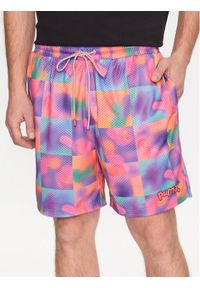 Puma Szorty sportowe 8ENJAMIN 539823 Kolorowy Relaxed Fit. Materiał: syntetyk. Wzór: kolorowy. Styl: sportowy