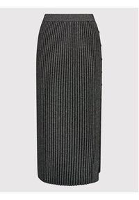 Tory Burch Spódnica ołówkowa 85851 Srebrny Slim Fit. Kolor: srebrny. Materiał: wełna #2