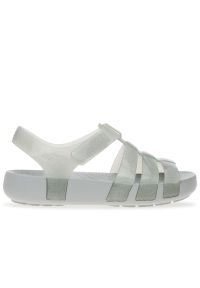Sandały Crocs Isabella Glitter 209836-0IC - szare. Kolor: szary. Materiał: materiał, syntetyk, guma #1
