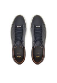 BOSS Sneakersy Gary 50546855 Granatowy. Kolor: niebieski. Materiał: skóra #4