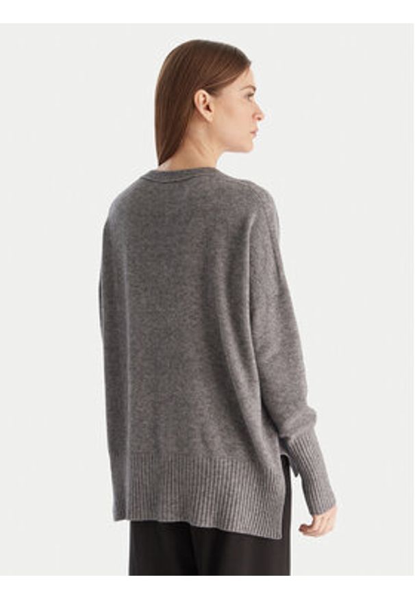 Kontatto Sweter 3M0842C Szary Relaxed Fit. Kolor: szary. Materiał: syntetyk