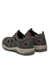 Rieker Półbuty 08065-46 Szary. Kolor: szary. Materiał: materiał, syntetyk #2