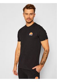 Ellesse T-Shirt Canaletto SHS04548 Czarny Regular Fit. Kolor: czarny. Materiał: bawełna