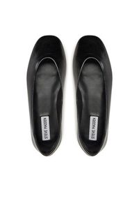 Steve Madden Baleriny Darts SM11003624 Czarny. Kolor: czarny. Materiał: skóra