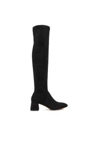 Nine West Kozaki CEO-NOURAN-01 Czarny. Kolor: czarny. Materiał: materiał