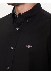 GANT - Gant Koszula Oxford 3230115 Czarny Slim Fit. Kolor: czarny. Materiał: bawełna #4