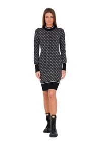 Guess - GUESS Czarna damska sukienka, Rozmiar M. Okazja: na co dzień. Kolor: czarny. Styl: casual
