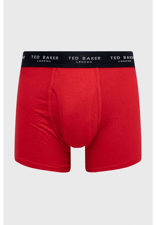 Ted Baker Bokserki (3-pack) męskie kolor granatowy. Kolor: niebieski