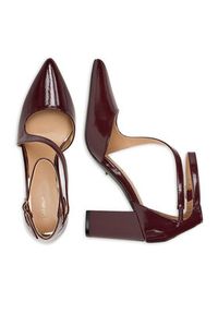 DeeZee Czółenka CEO-CD240149-1 Bordowy. Kolor: czerwony. Materiał: syntetyk, materiał #6