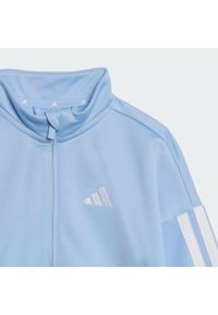 Adidas - Dres Essentials CLIMACOOL Kids. Kolor: biały, wielokolorowy, niebieski. Materiał: dresówka