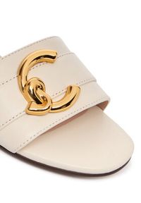 Coccinelle Klapki C-Me E4 SB3 17 01 01 Biały. Kolor: biały. Materiał: skóra #2