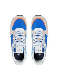 Pepe Jeans Sneakersy York Mix B PBS30561 Niebieski. Kolor: niebieski. Materiał: materiał #3