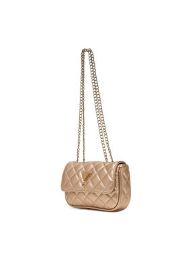 Guess Torebka J5YZ17 WGT10 Złoty. Kolor: złoty. Materiał: skórzane