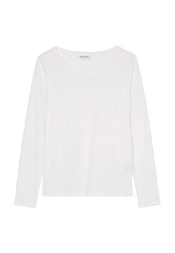 Marc O'Polo Bluzka B01 2072 52235 Biały Regular Fit. Typ kołnierza: polo. Kolor: biały. Materiał: bawełna