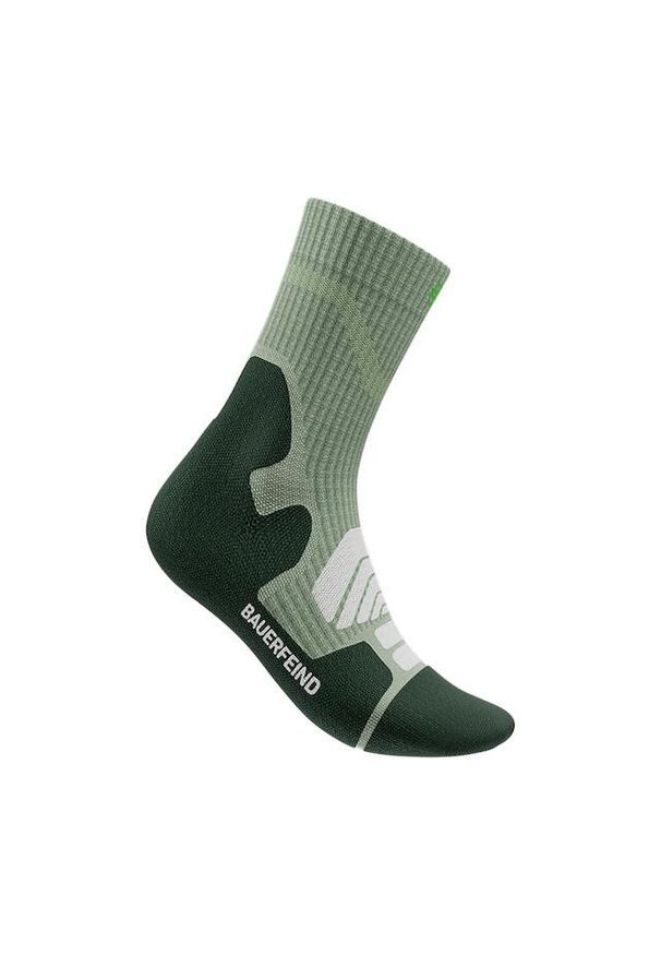 BAUERFEIND - Skarpetki średniej długości z wełny merino dla kobiet Bauerfeind Merino. Kolor: niebieski. Materiał: wełna. Sport: turystyka piesza